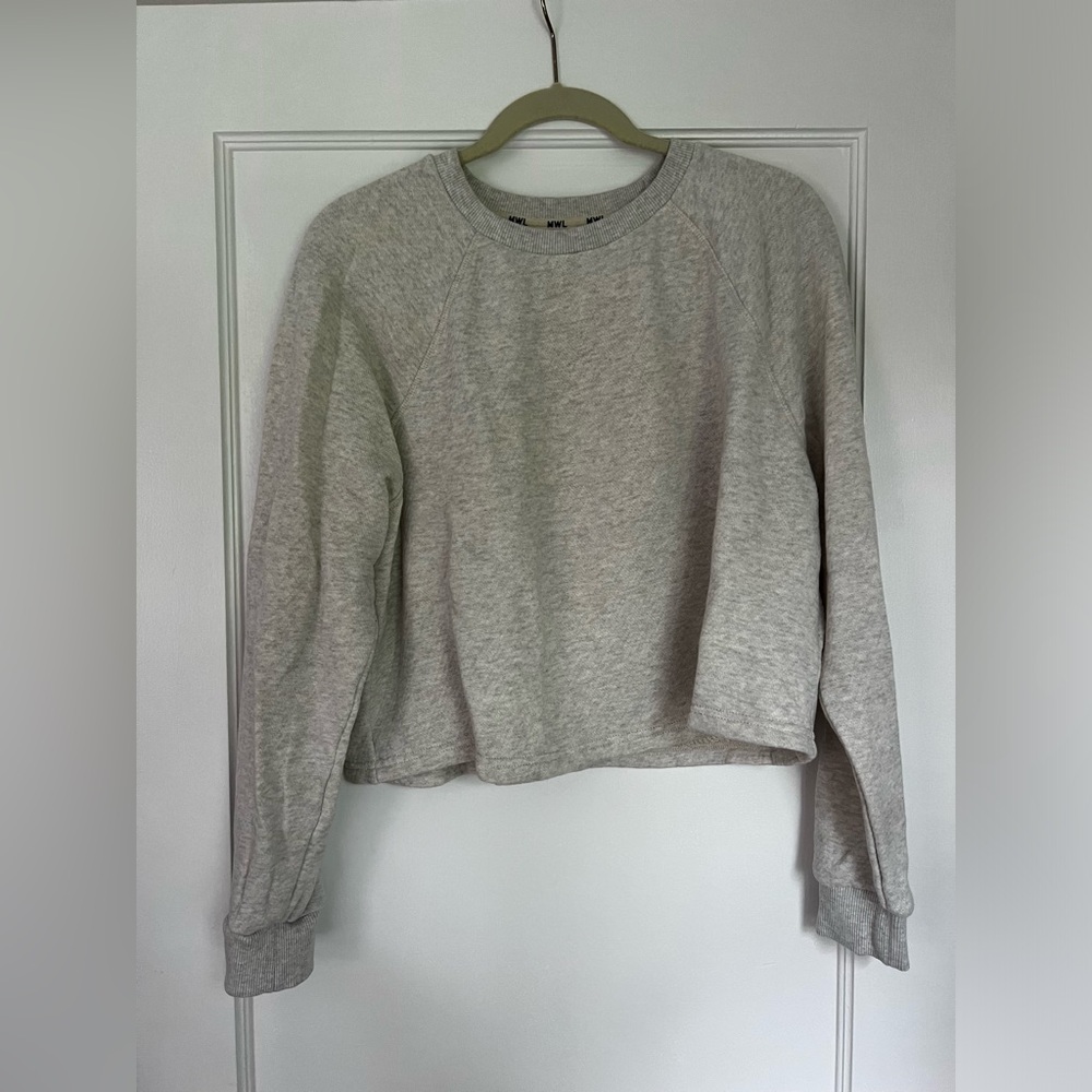 Madewell cropped sweatshirt